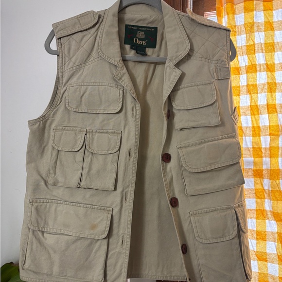 Orvis Other - Orvis Men's Beige Multi-Pocket Vest